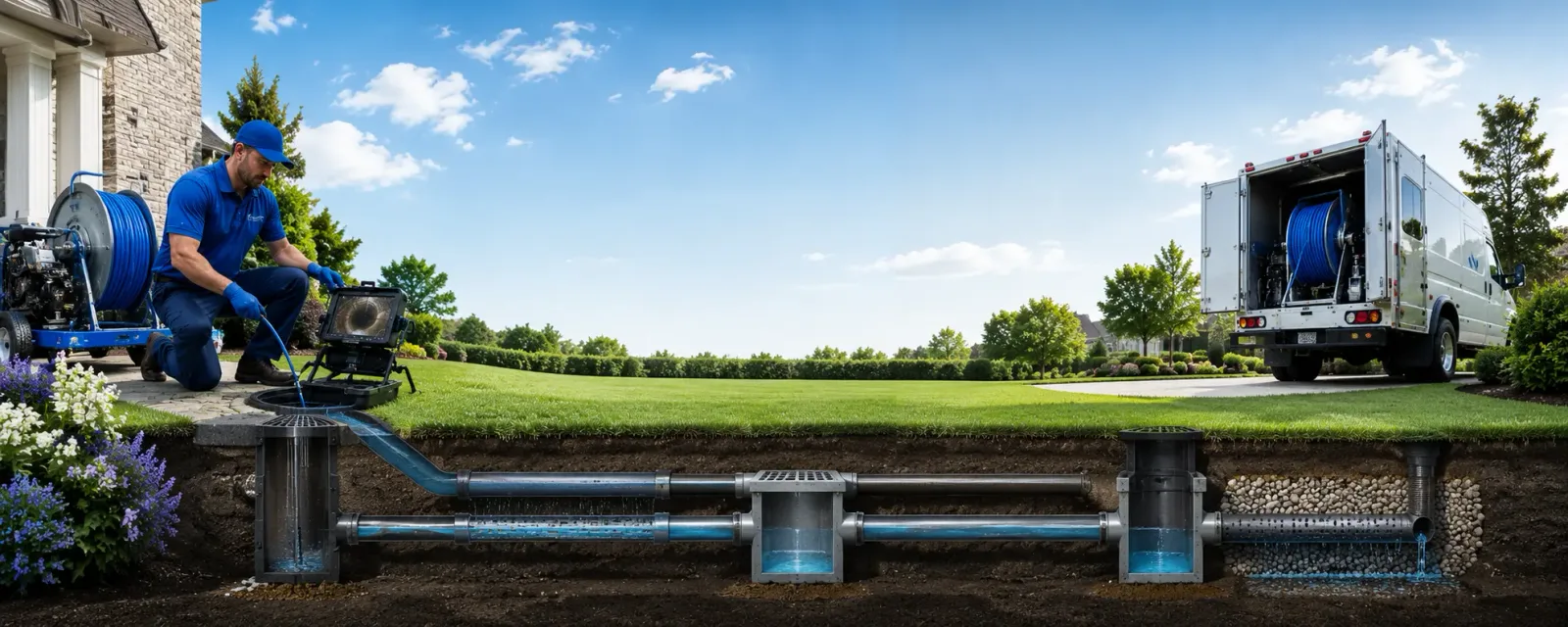 Outdoor drain cleaning information for Lakemont, GA